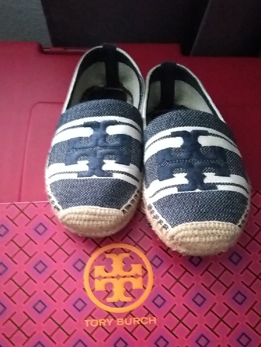 Tory Burch Espadrille Stripe Logo Jacquard - Picture 3 of 4